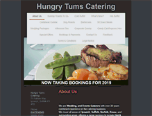 Tablet Screenshot of hungrytumscatering.com
